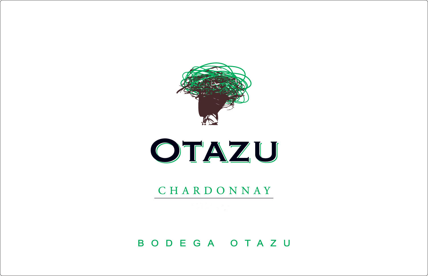 Ozu By Otazu - Chardonnay label