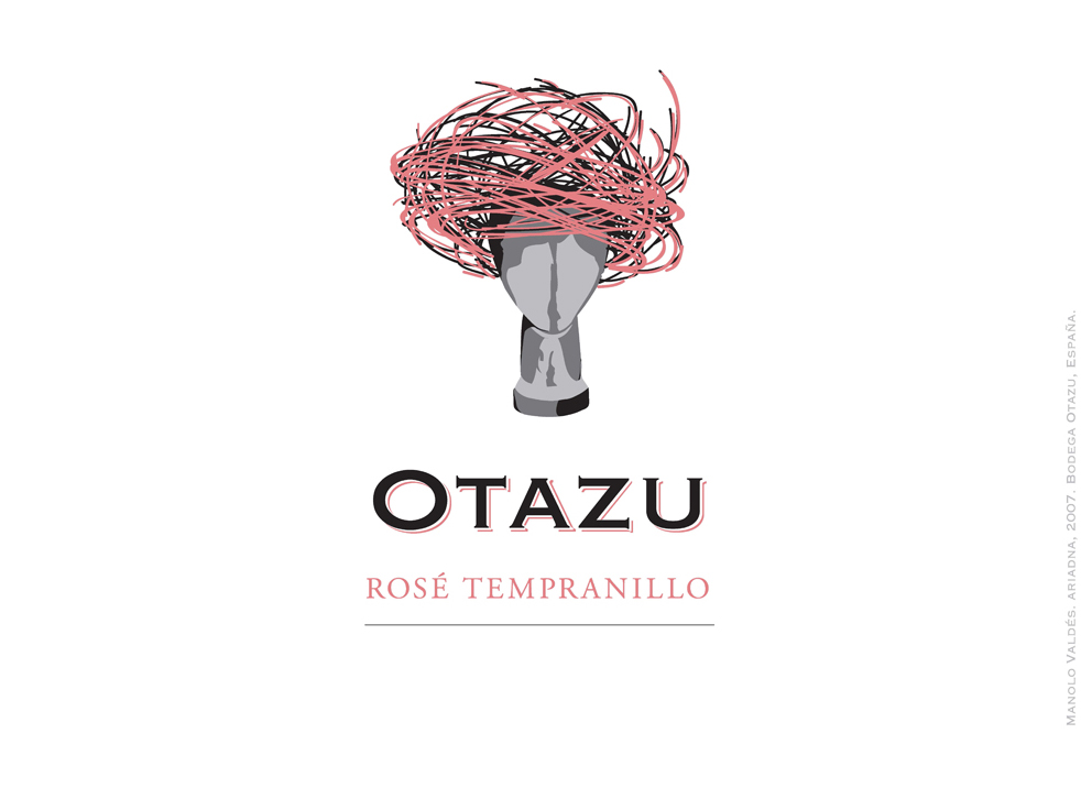 Otazu - Rose Tempranillo label