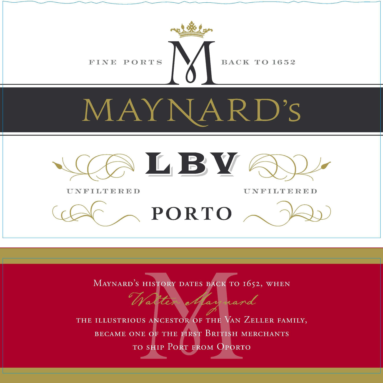 Maynard's - Late Bottle Vintage label