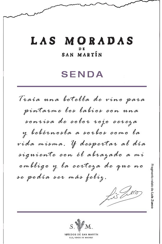 Las Moradas de San Martin - Senda label