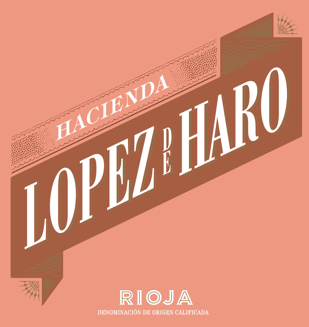 Hacienda Lopez de Haro - Rioja Rose label