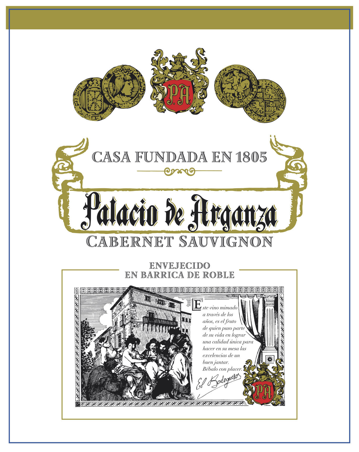 Palacio de Arganza - Cabernet Sauvignon label