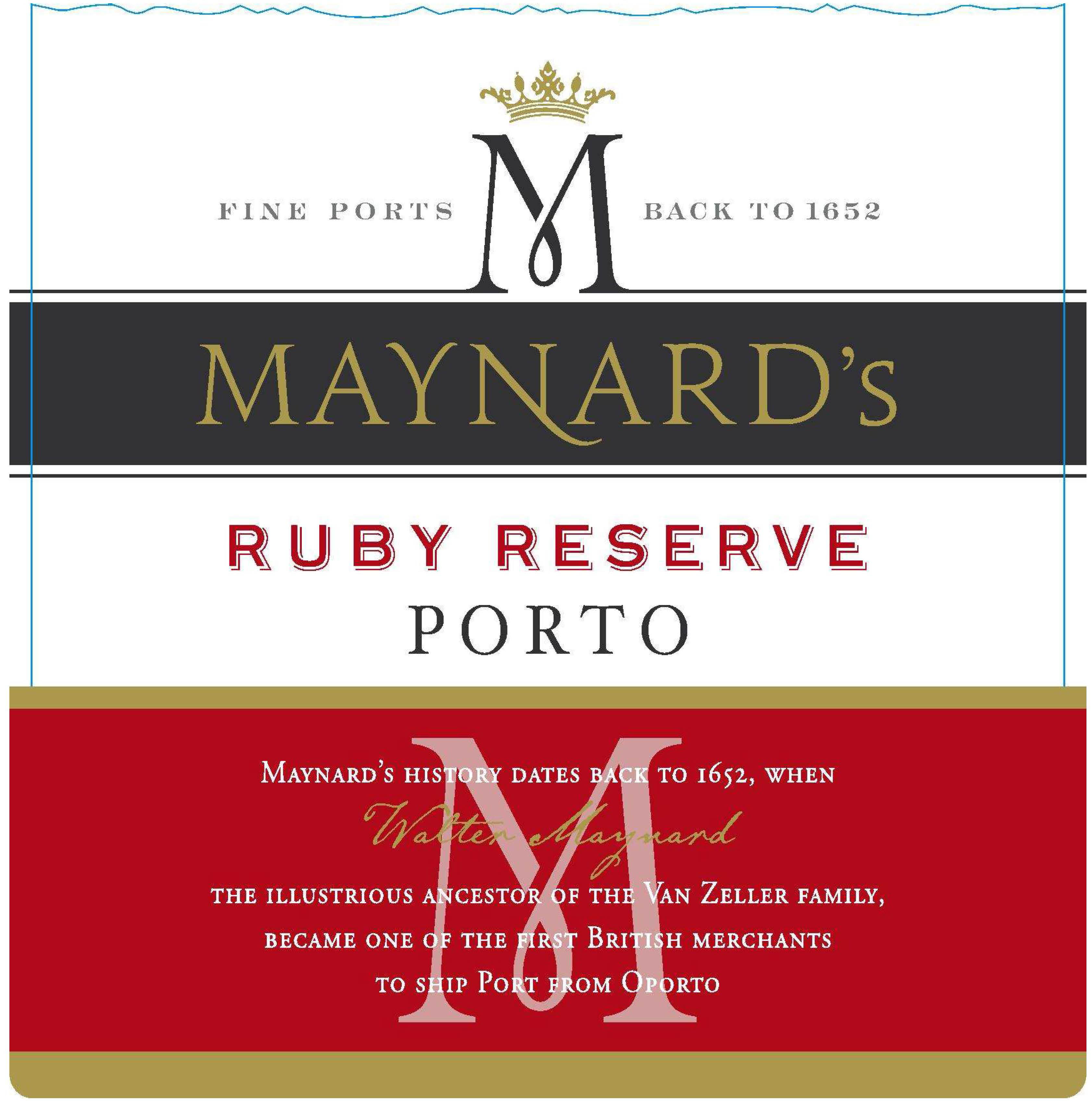 Maynard's - Reserve Ruby Porto label