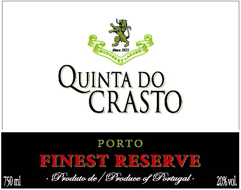 Quinta Do Crasto - Finest Reserve Port label