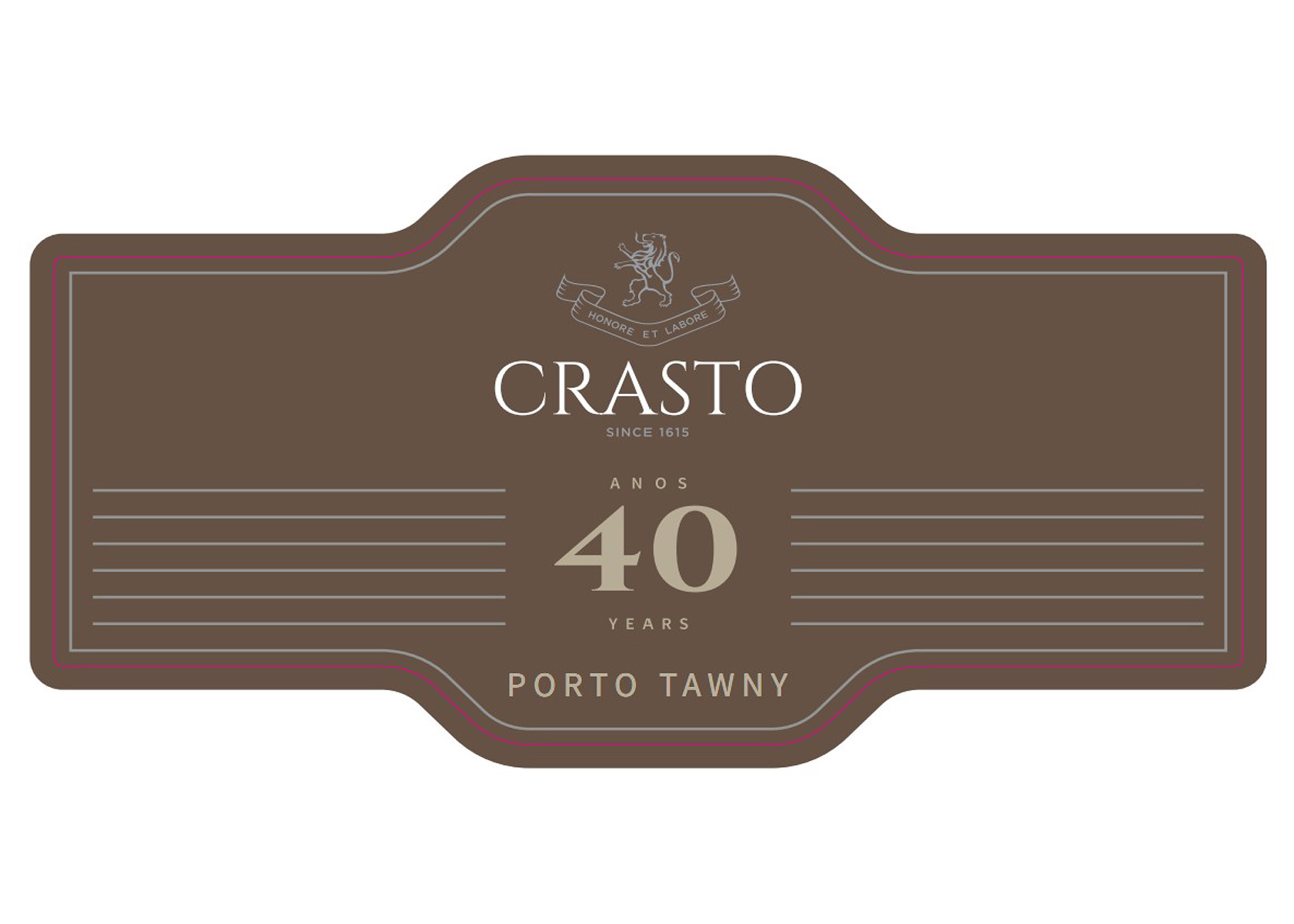 Quinta Do Crasto - 40 Years Old Tawny Port label