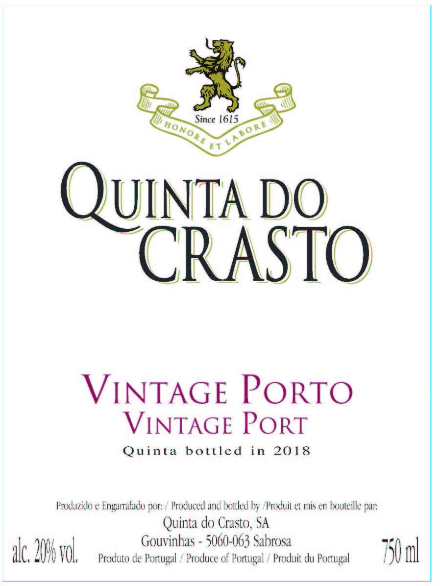 Quinta Do Crasto - Vintage Port label