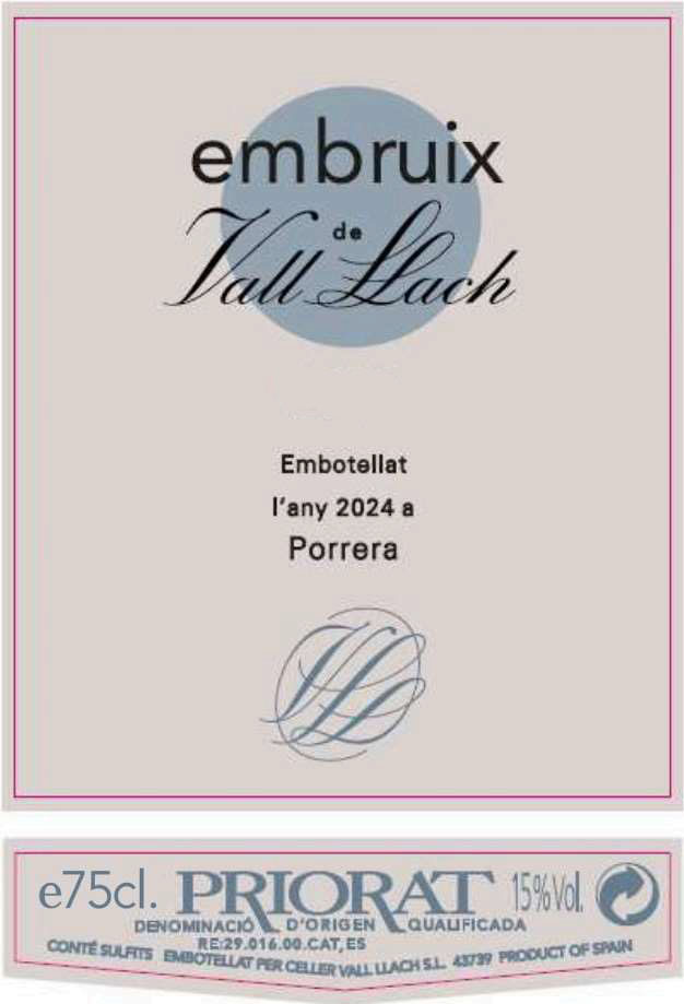 Vall Llach - Embruix label