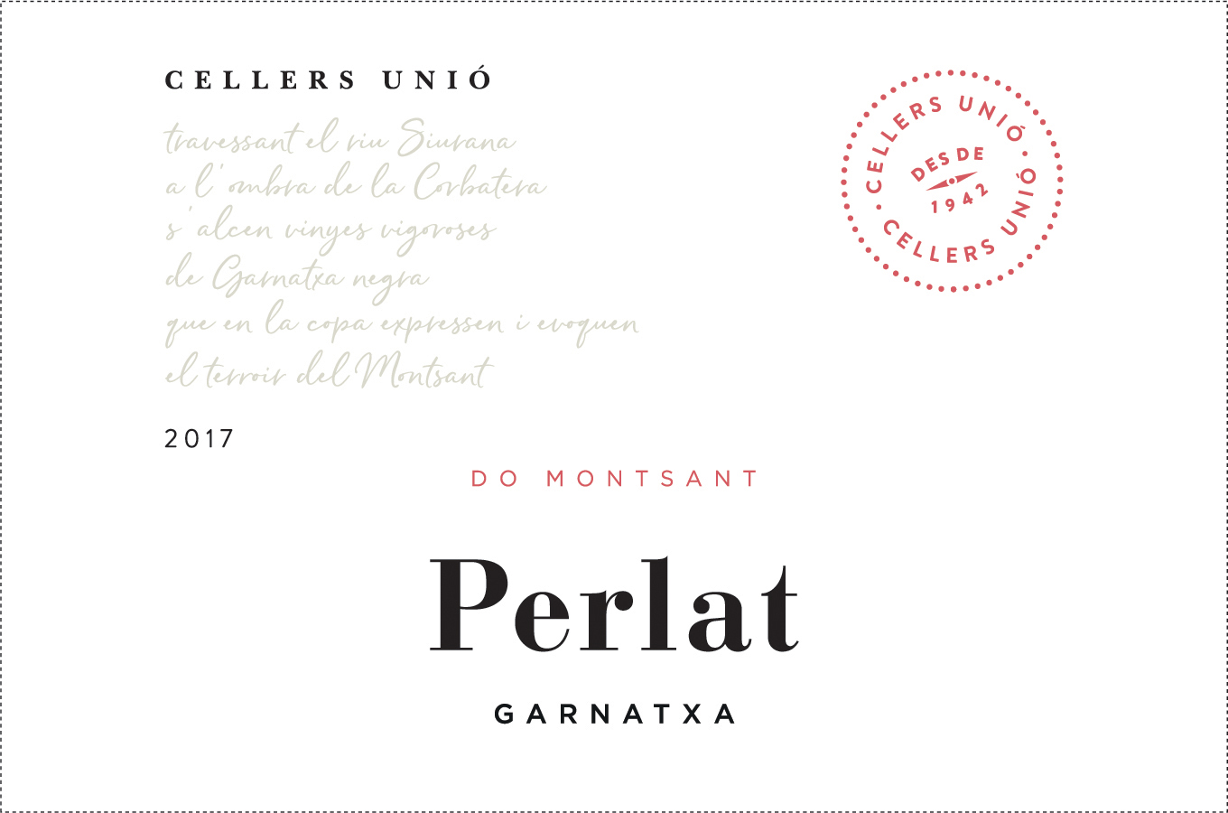 Perlat - Montsant - Garnatxa label