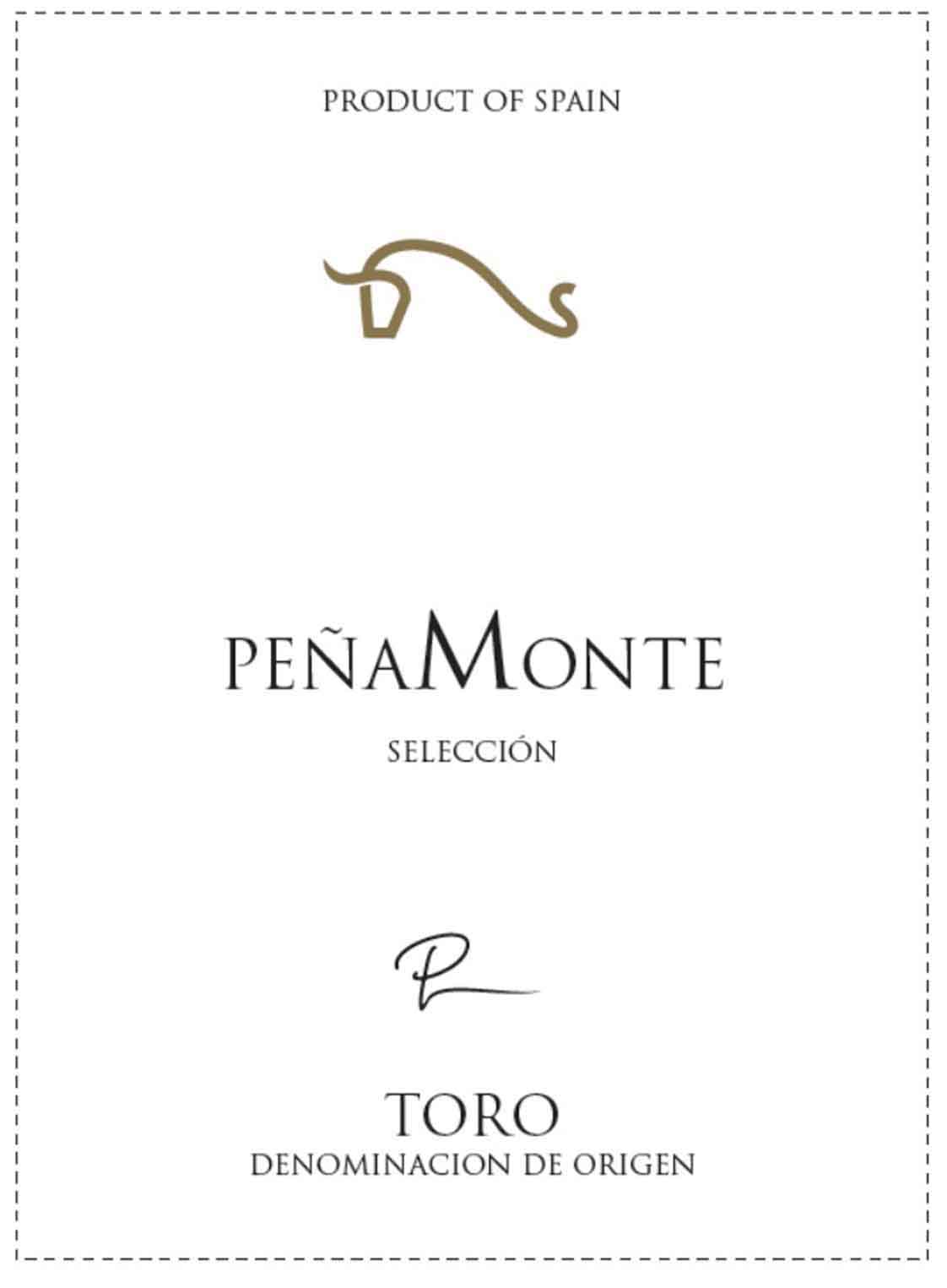 PenaMonte Seleccion Tempranillo label