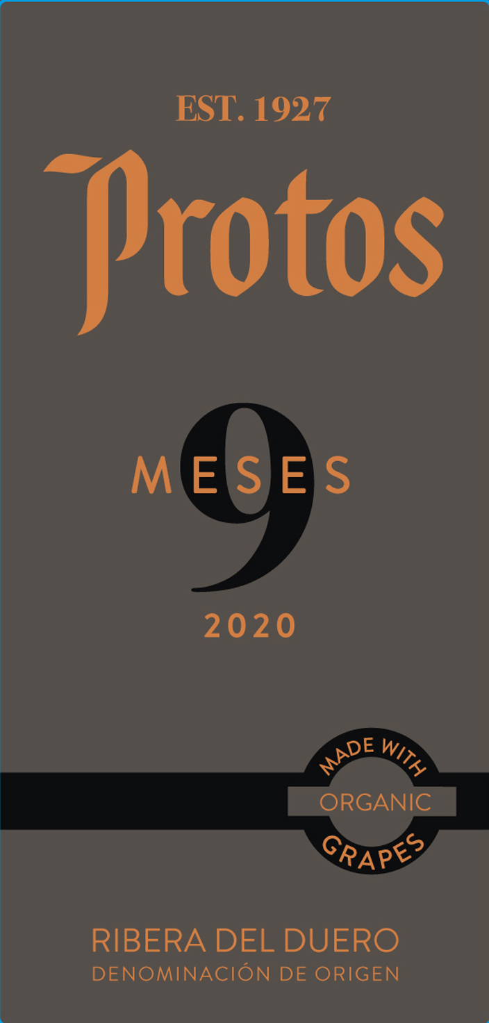 Protos - Tempranillo Organic label