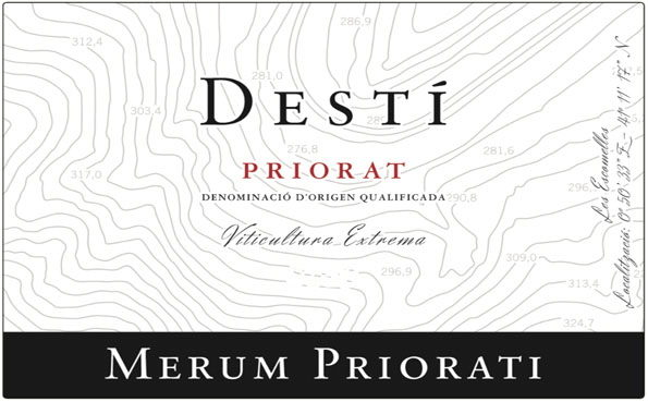 Merum Priorati - Priorat Desti label