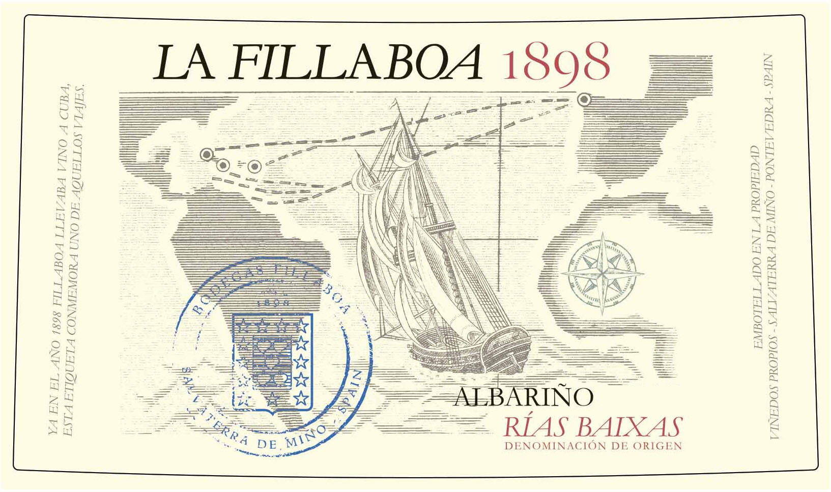 La Fillaboa - 1898 label