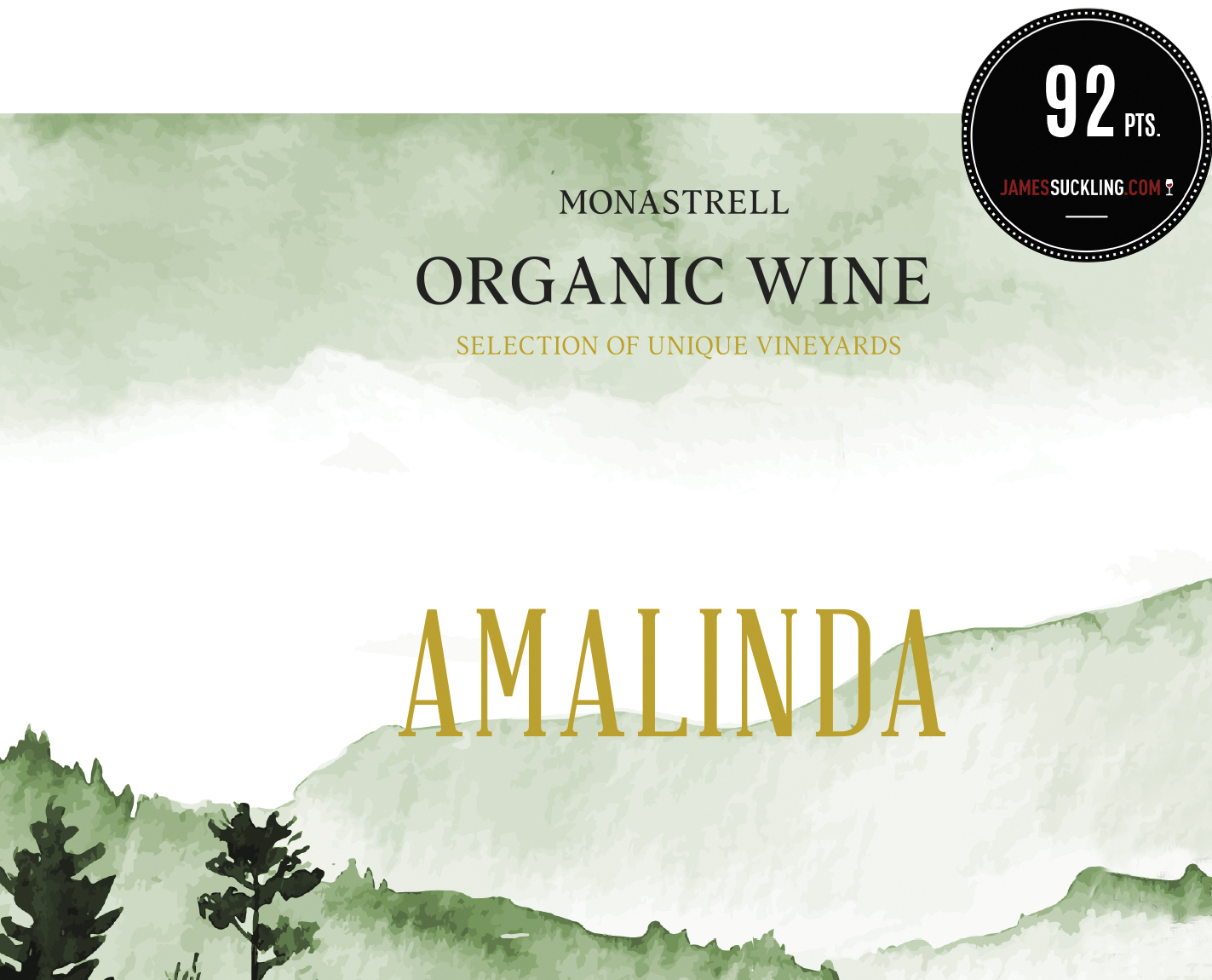 Amalinda - Monastrell Organic label