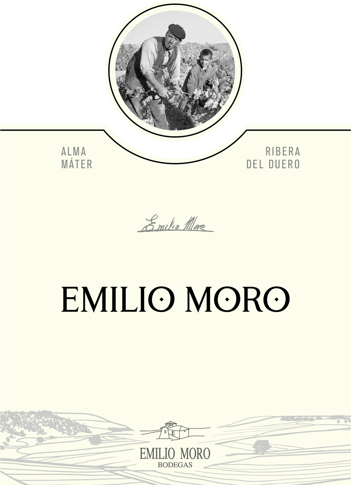 Emilio Moro - Ribiera del Duero label
