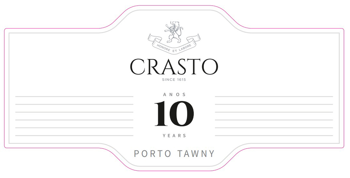 Quinta Do Crasto - 10 Years Old Tawny Port label