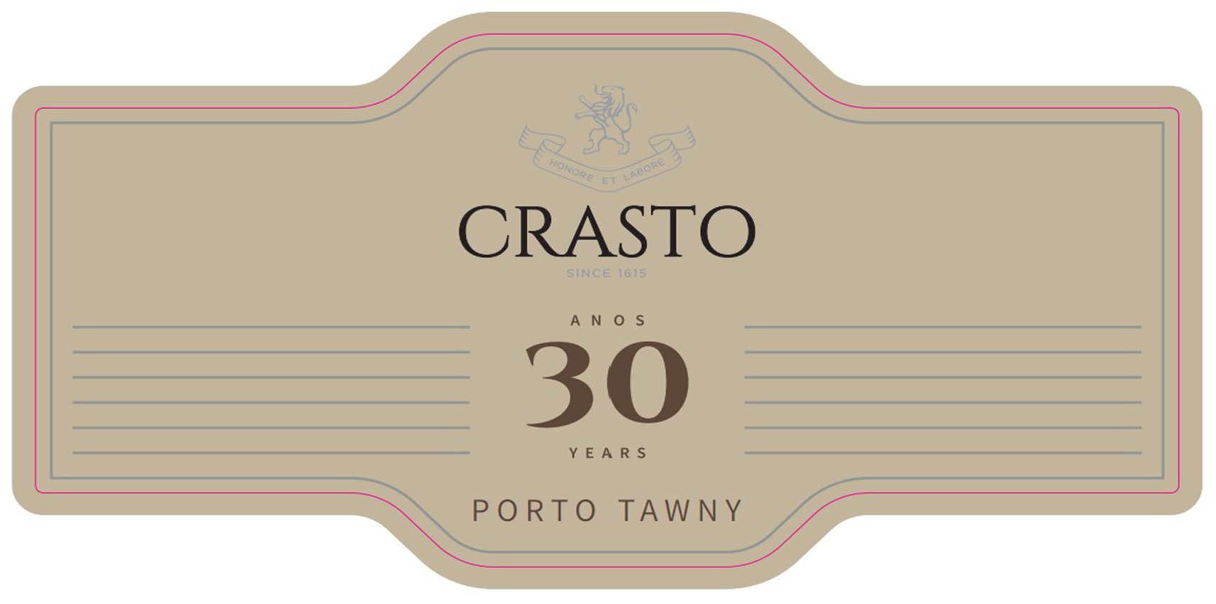 Quinta Do Crasto - 30 Years Old Tawny Port label