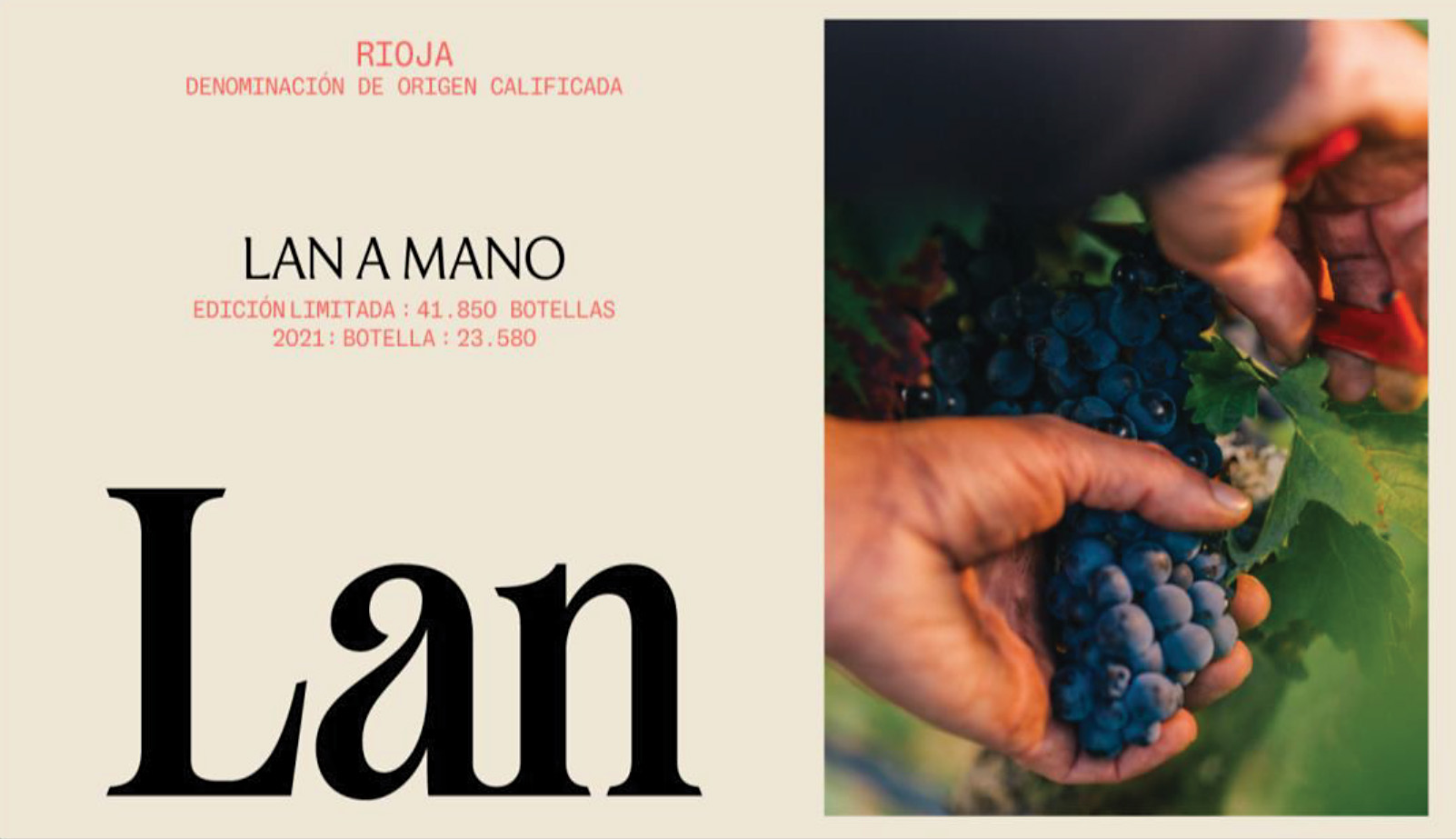 Bodegas LAN - Lan A Mano label