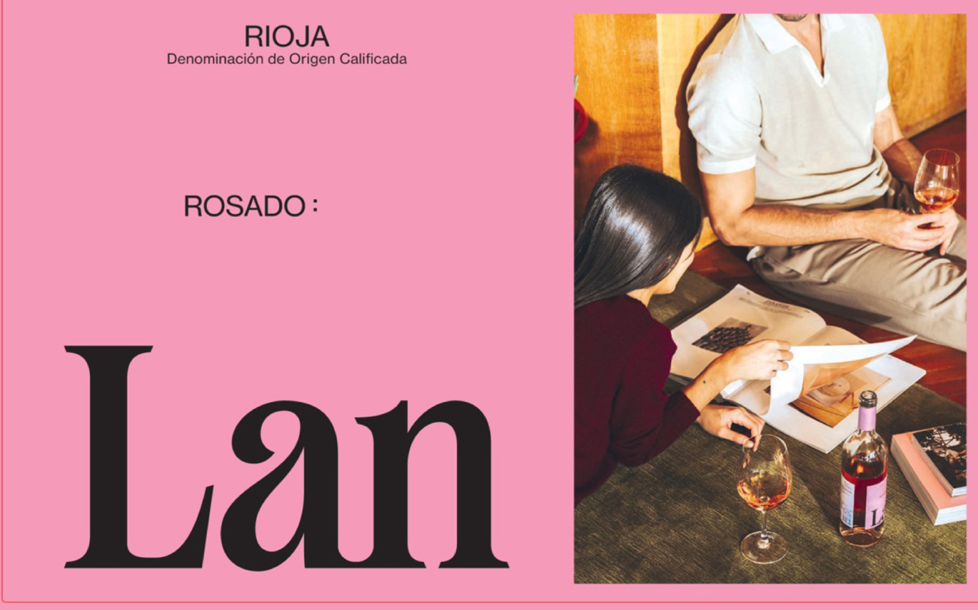 Bodegas Lan - Rosado label