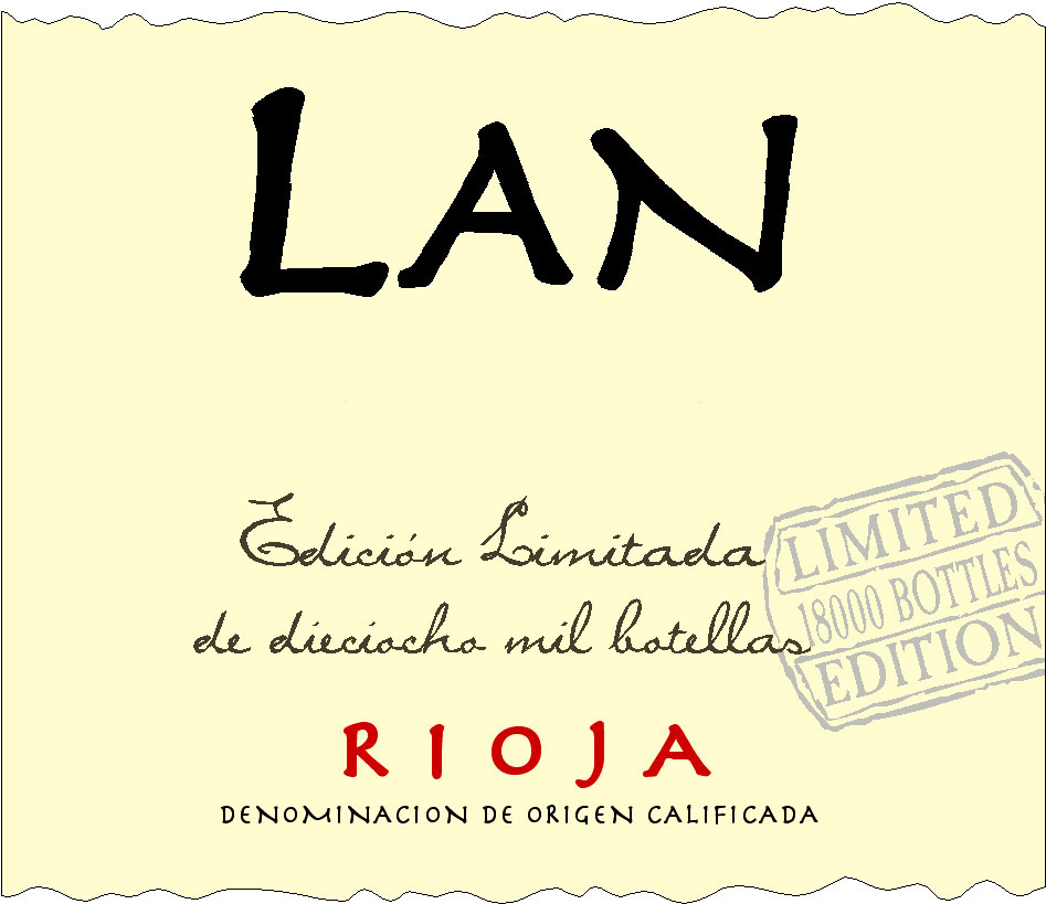 Bodegas LAN - Edicion Limitada - Rioja label