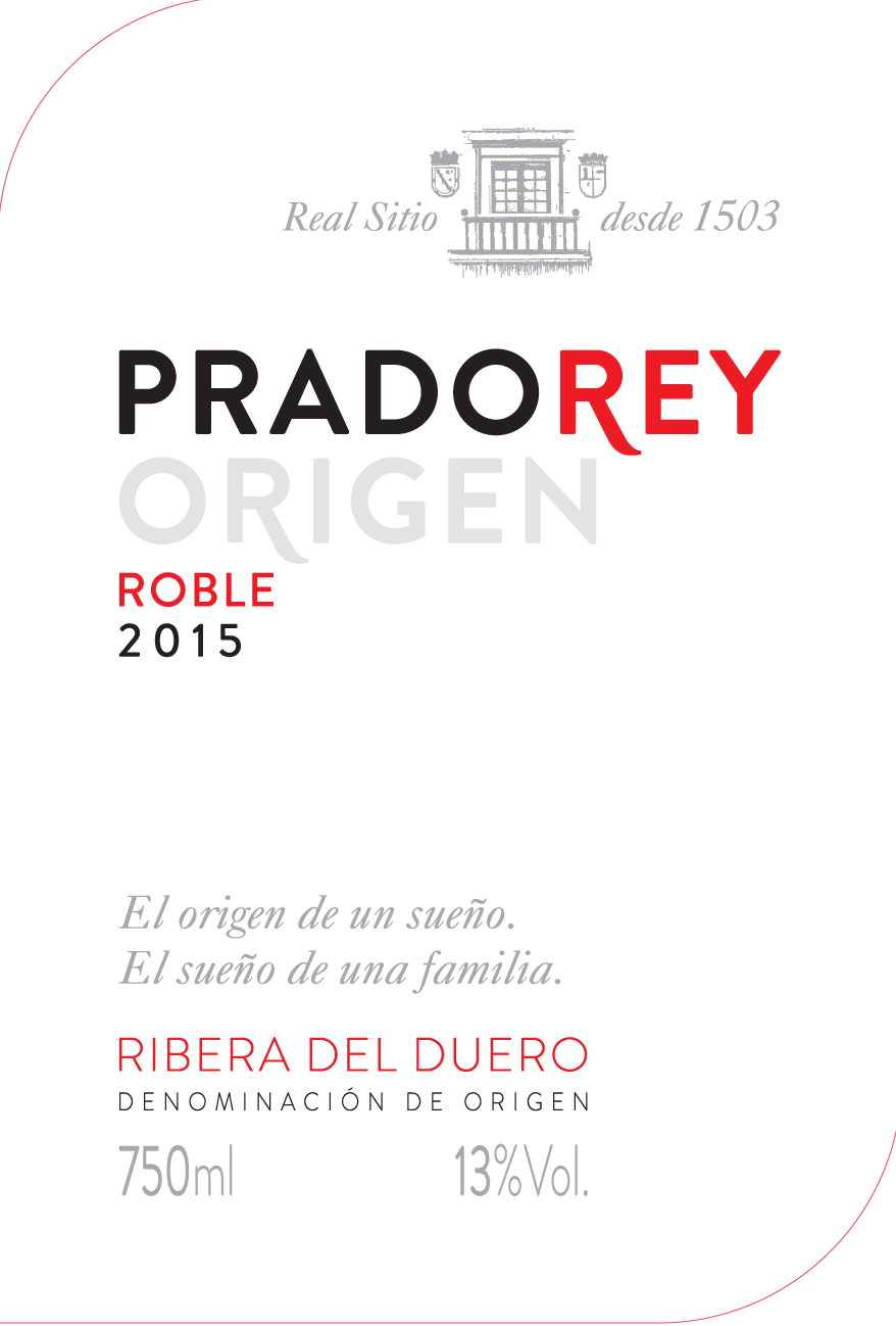 Prado Rey - Roble label