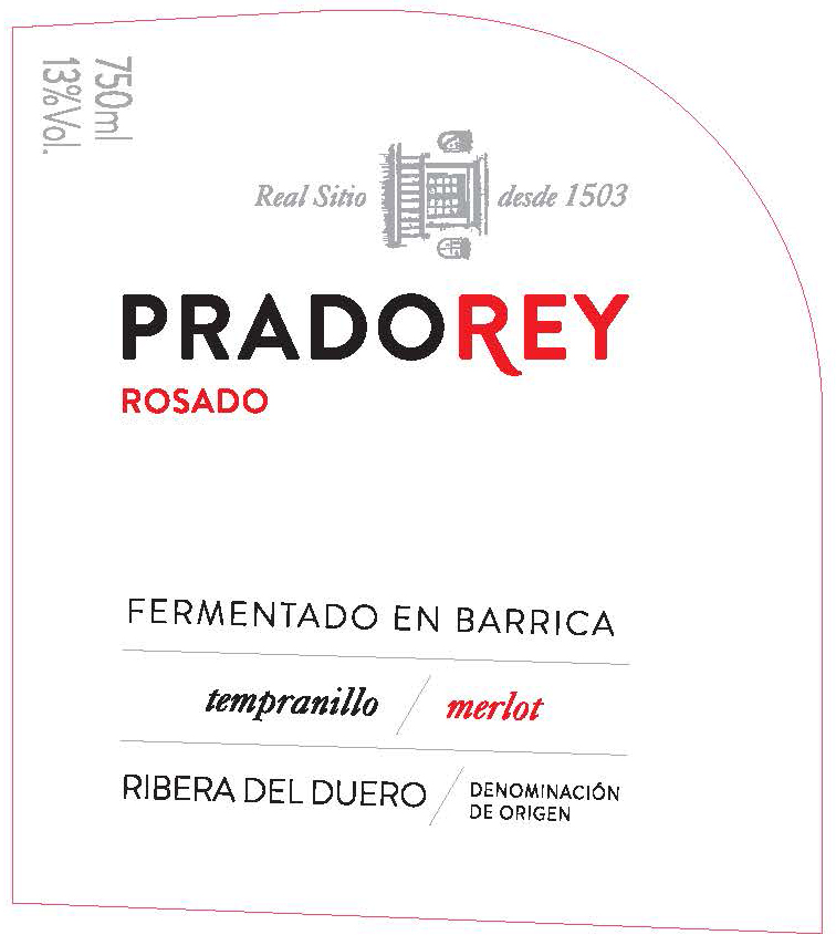 Prado Rey - Rose label
