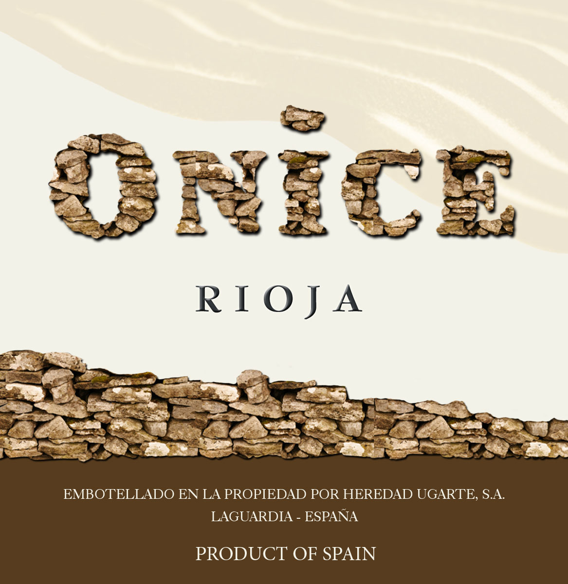 Ugarte - Onice Rioja label