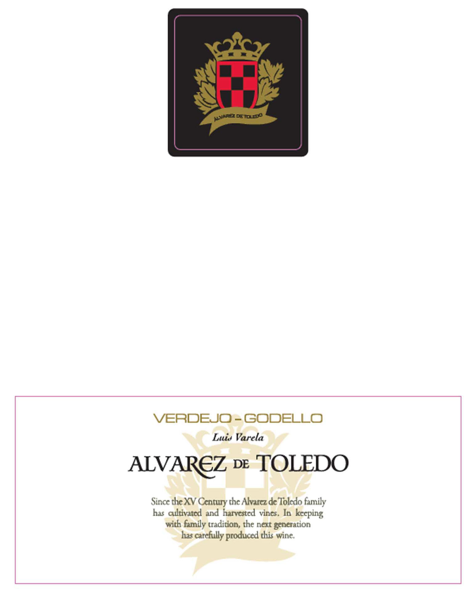 Alvarez de Toledo - Godello label