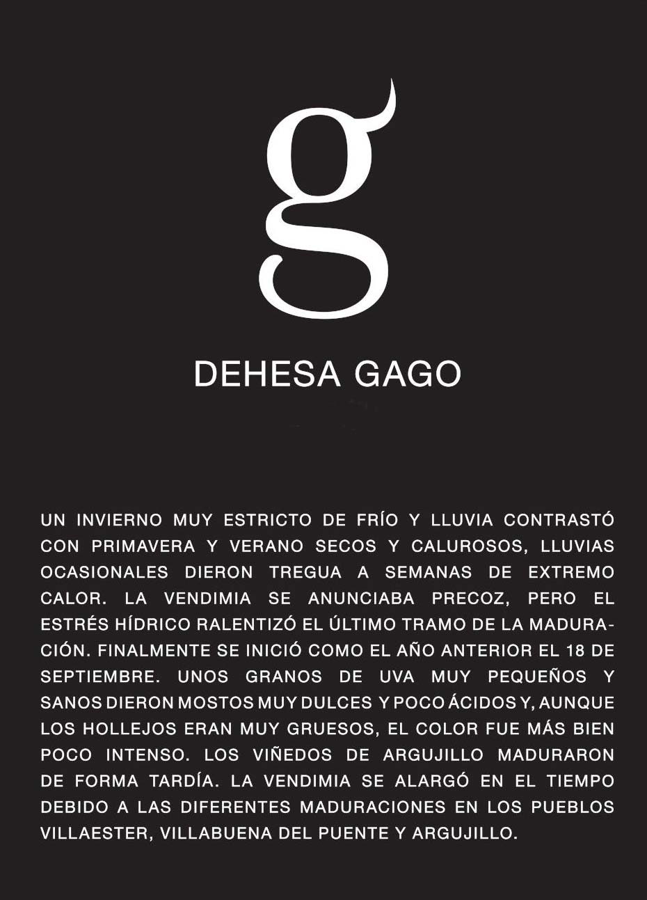 Telmo Rodriguez - Dehesa Gago label
