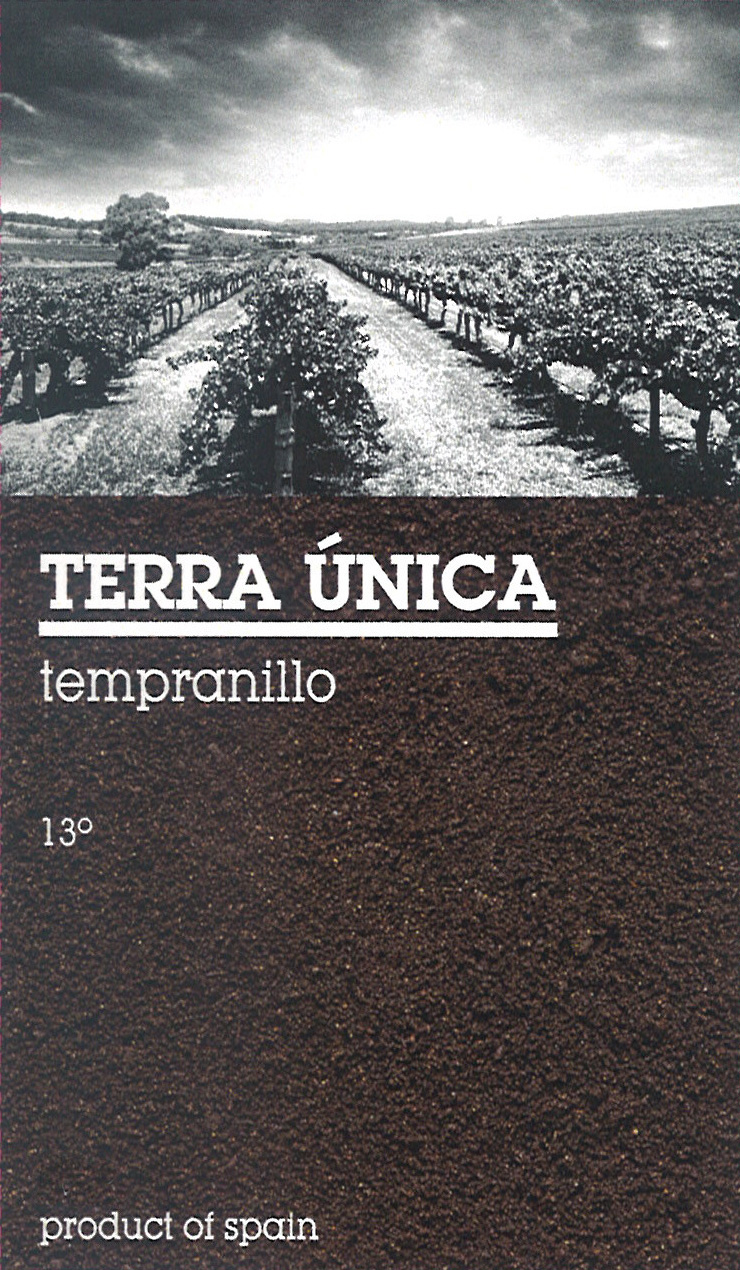 Terra Unica - Tempranillo label