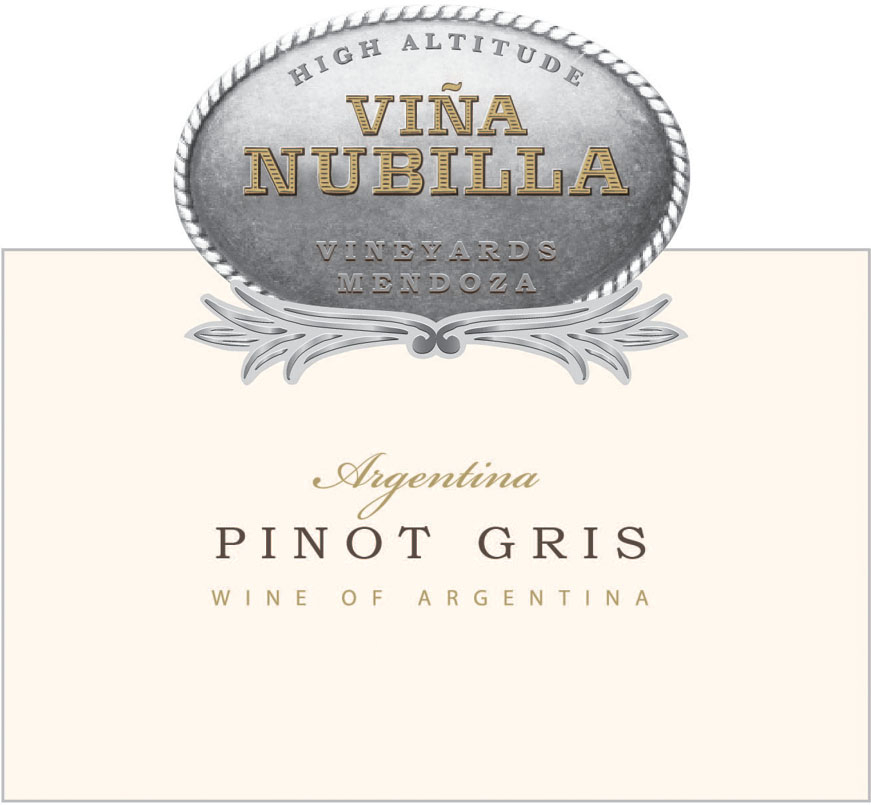 Vina Nubilla - Pinot Gris label
