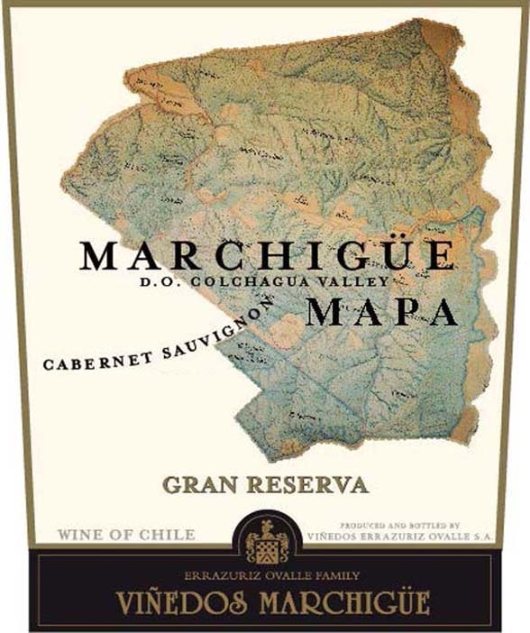Marchigue Mapa - Cabernet Sauvignon - Gran Reserva label