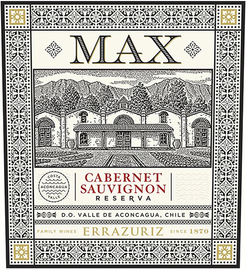 Errazuriz - MAX Cabernet Sauvignon - Reserva label