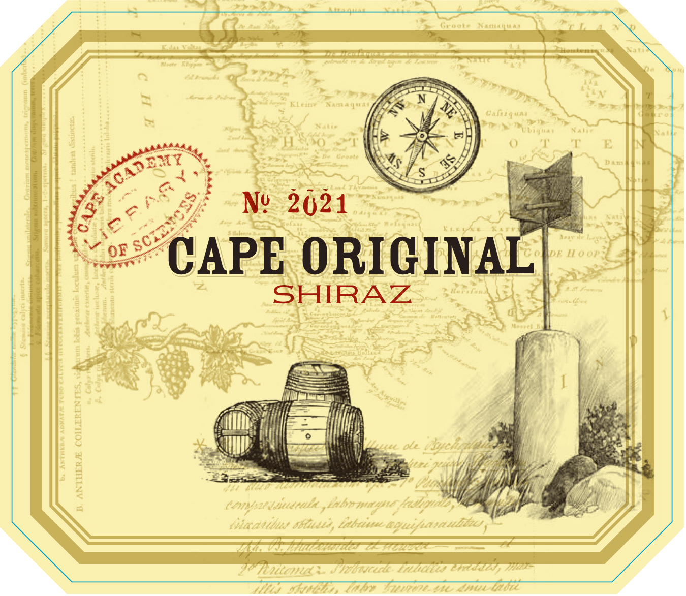 Cape Original - Shiraz label