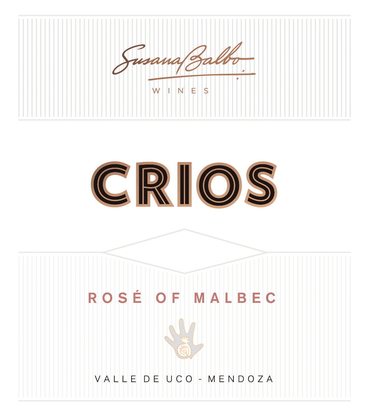 Crios - Rose of Malbec label