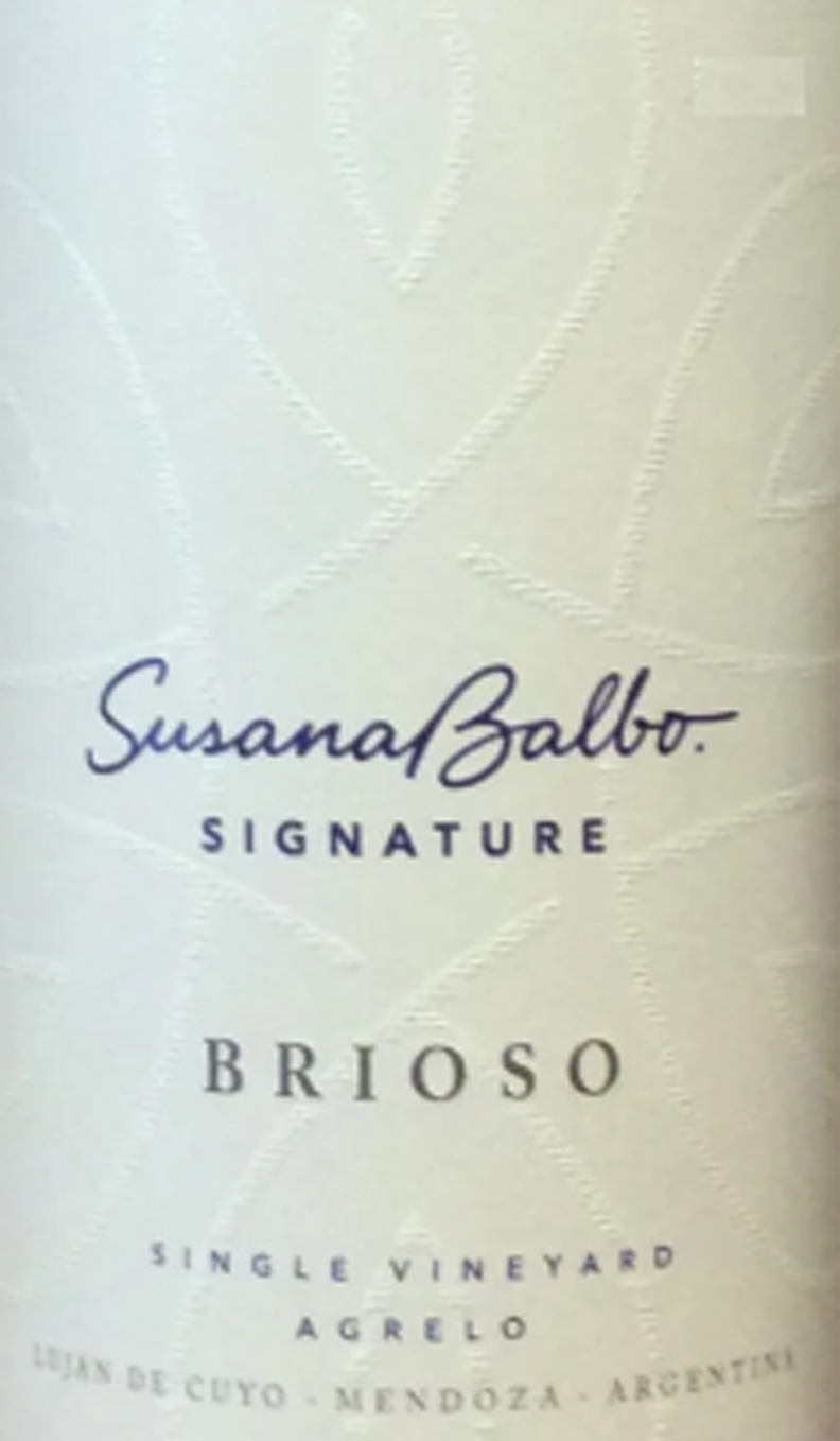 Susana Balbo - Brioso Red label