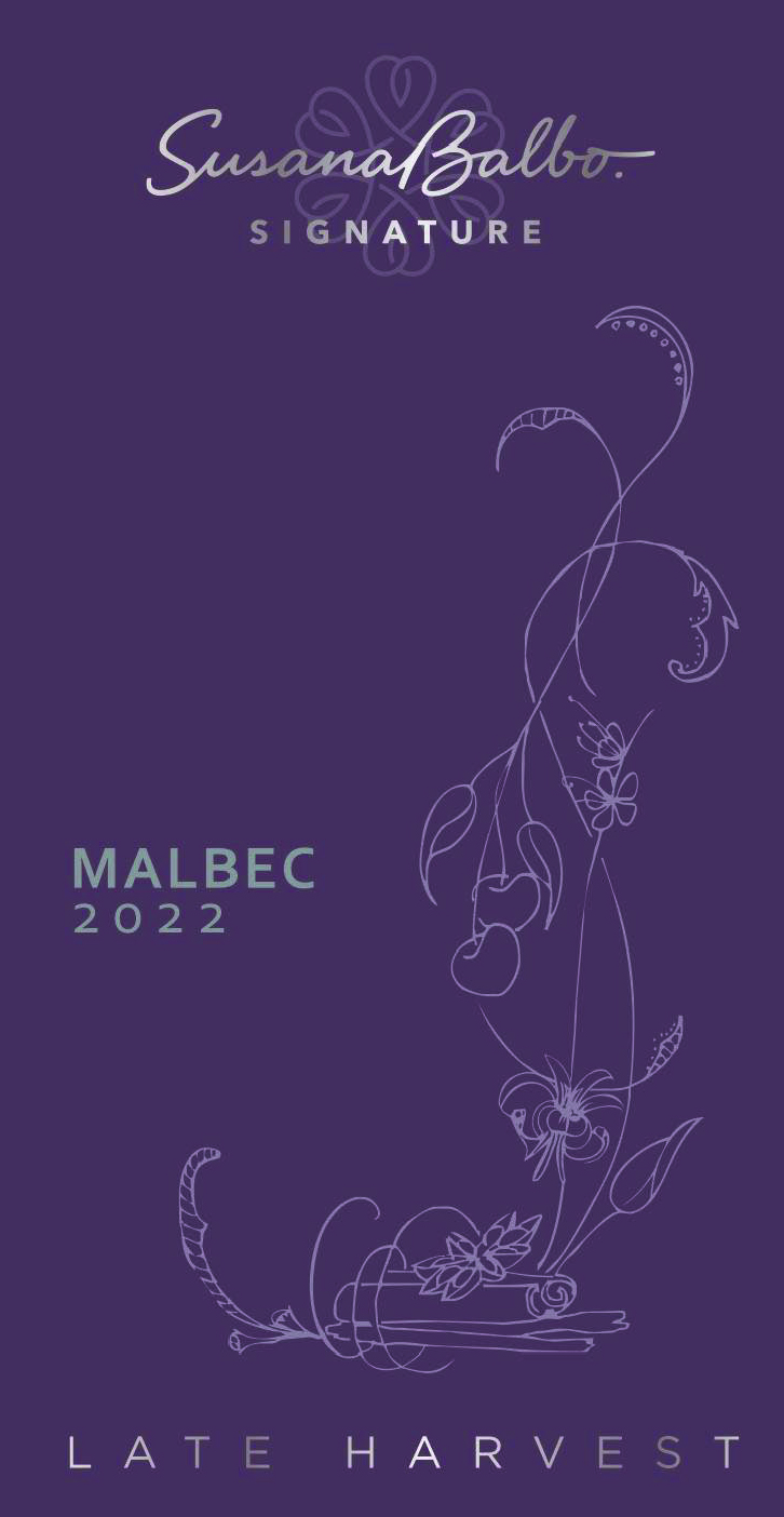 Susana Balbo Signature - Late Harvest Malbec label