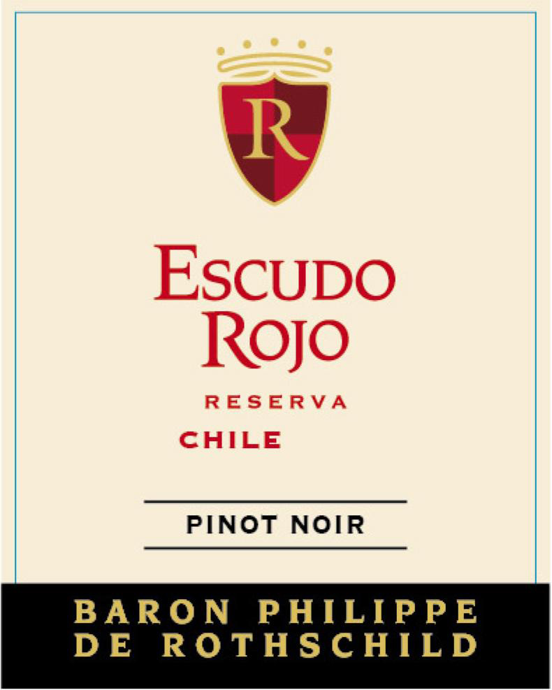 Escudo Rojo - Pinot Noir Reserva label