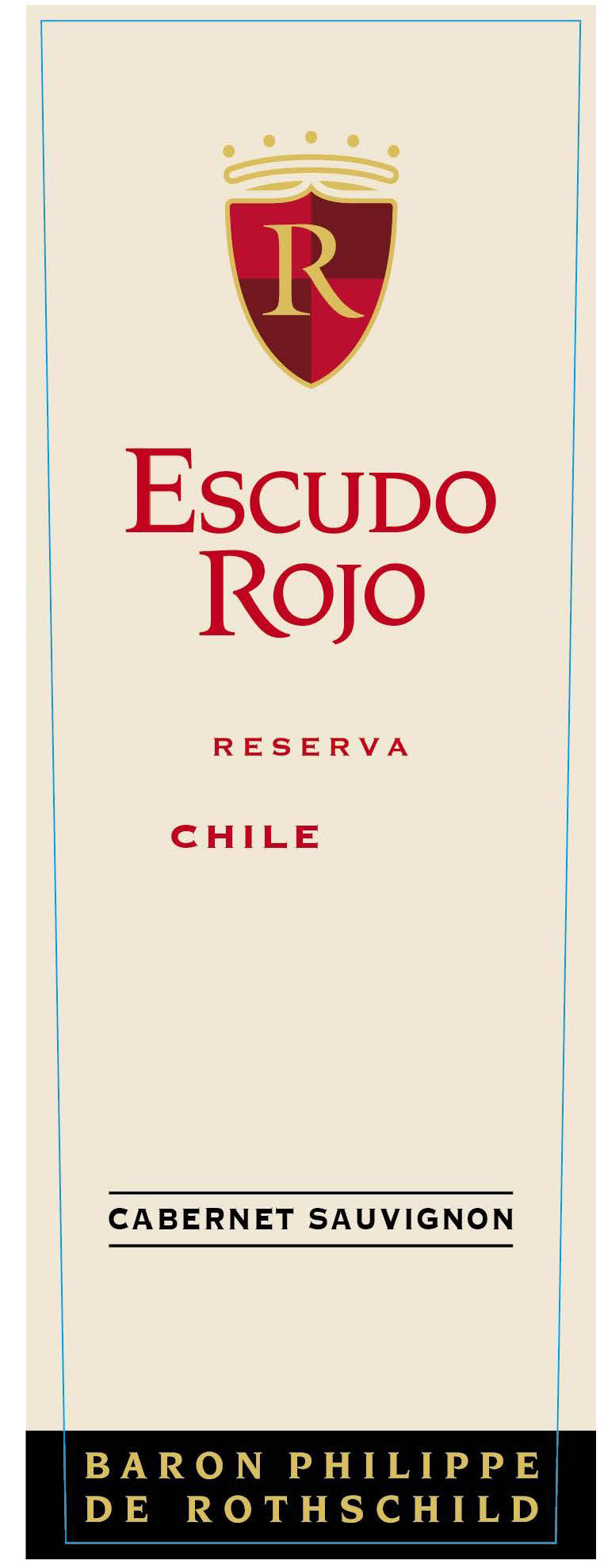 Escudo Rojo - Cabernet Sauvignon Reserva label