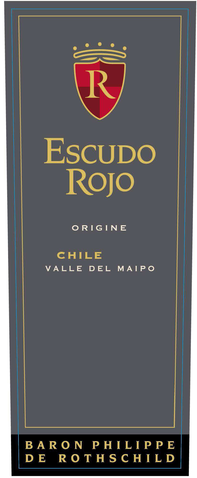 Escudo Rojo - Reserva - Origine label