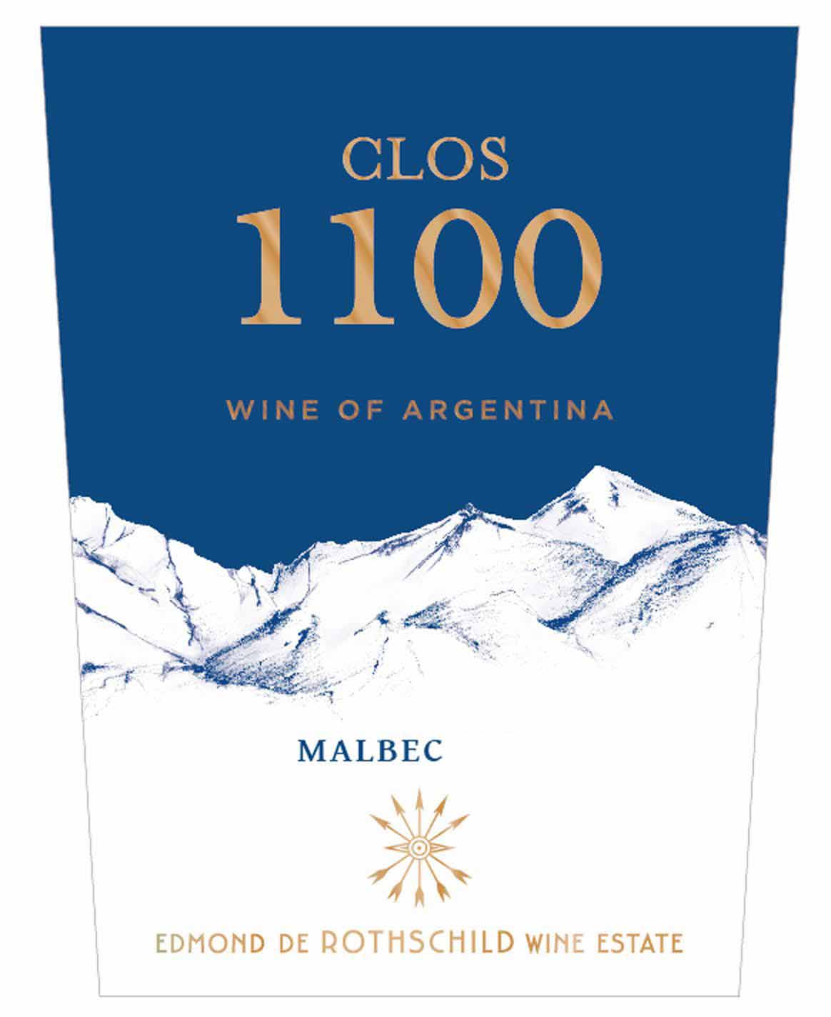 Baron Edmond de Rothschild - Clos 1100 - Malbec label