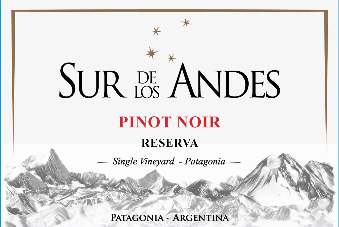 Sur de Los Andes - Pinot Noir Reserva label