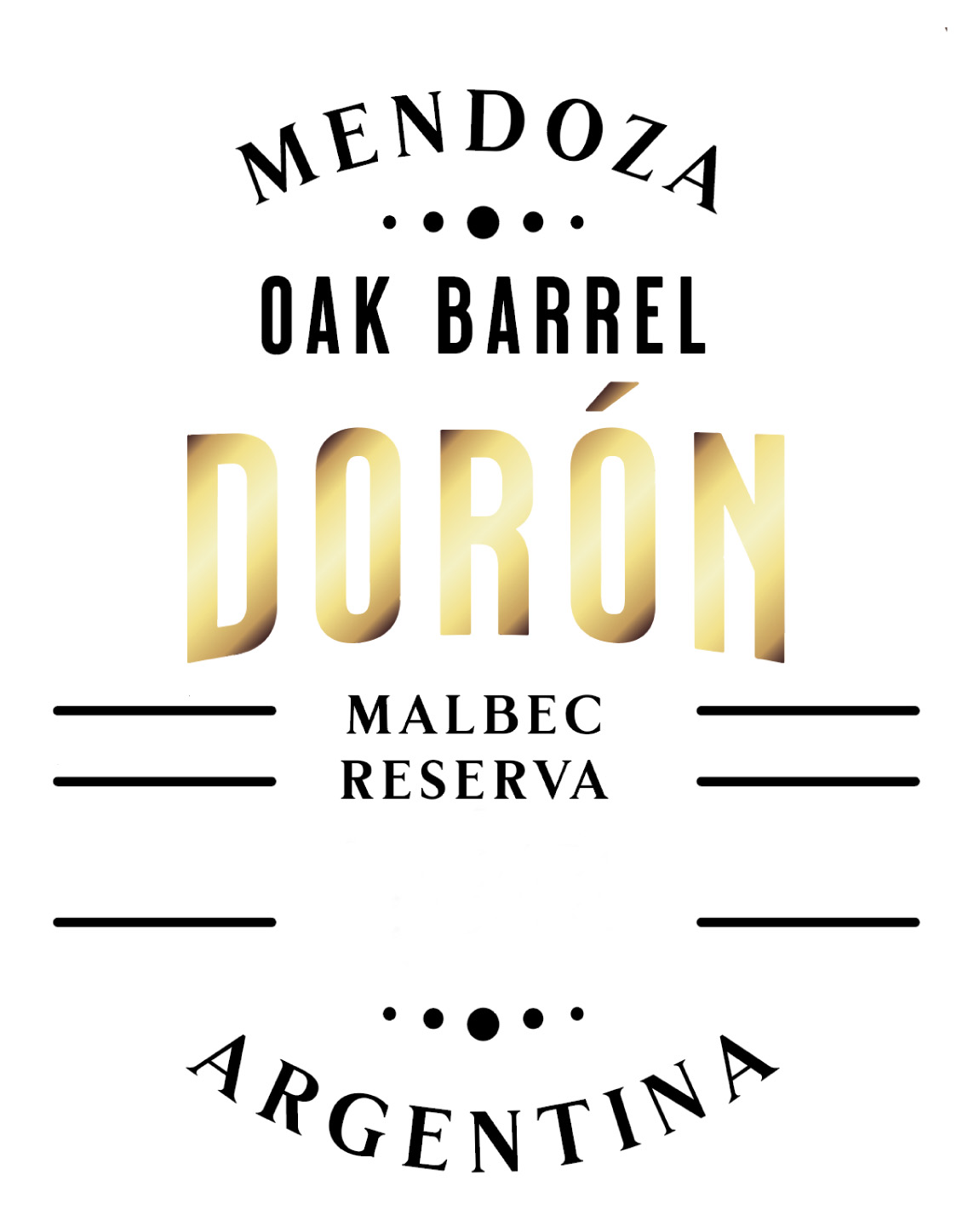 Doron Malbec Reserva label