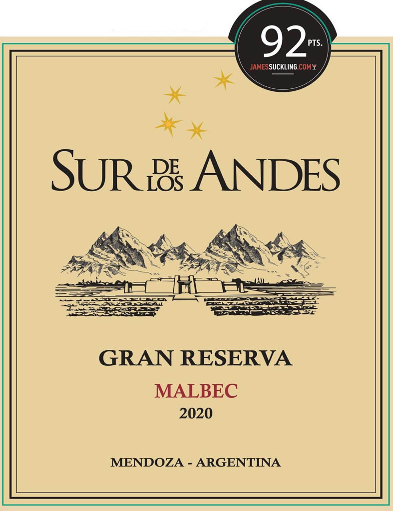Sur de Los Andes - Malbec Gran Reserva label
