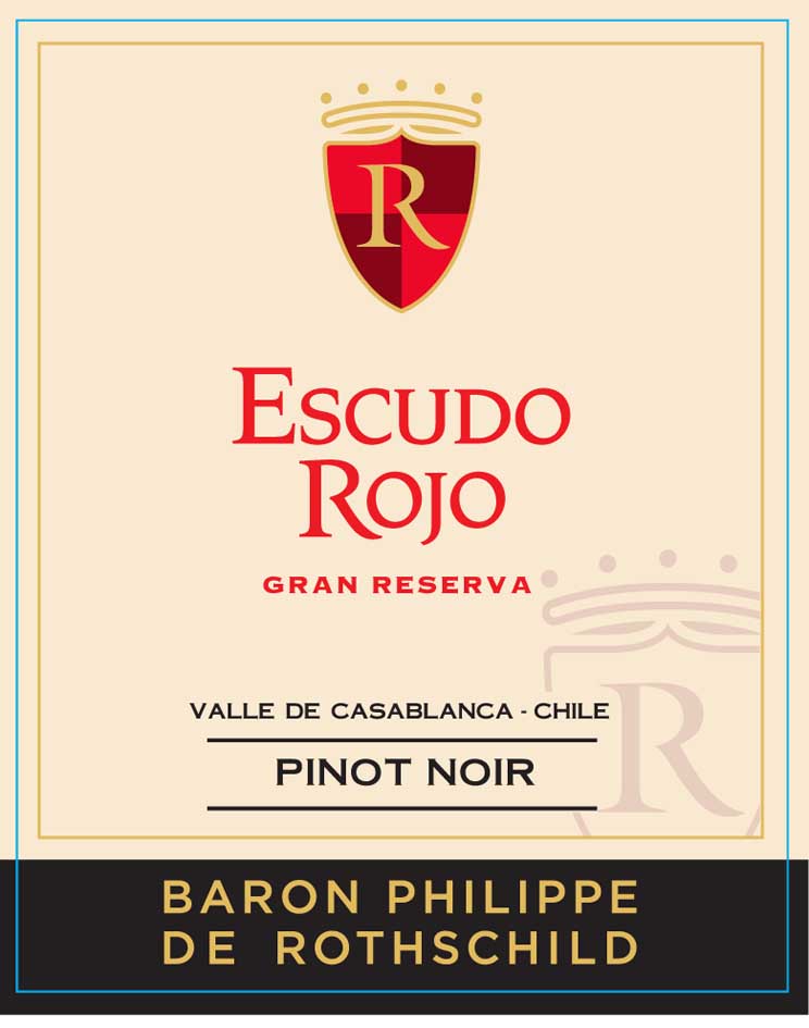 Escudo Rojo - Pinot Noir - Gran Reserva label