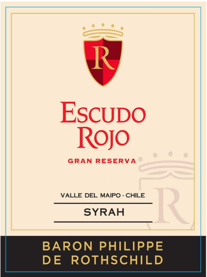 Escudo Rojo - Syrah - Gran Reserva label