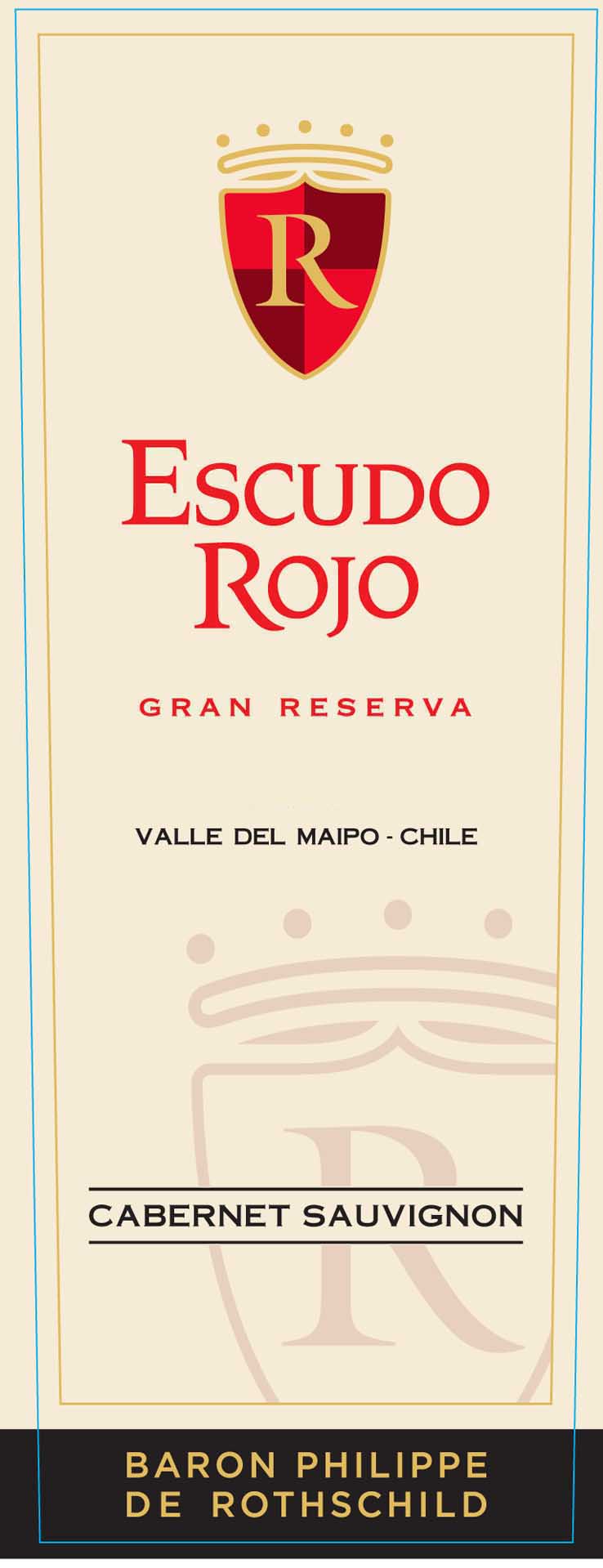 Escudo Rojo - Cabernet Sauvignon - Gran Reserva label