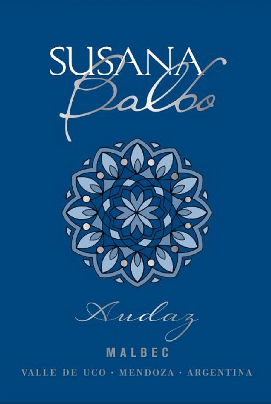 Susana Balbo - Audaz Malbec label