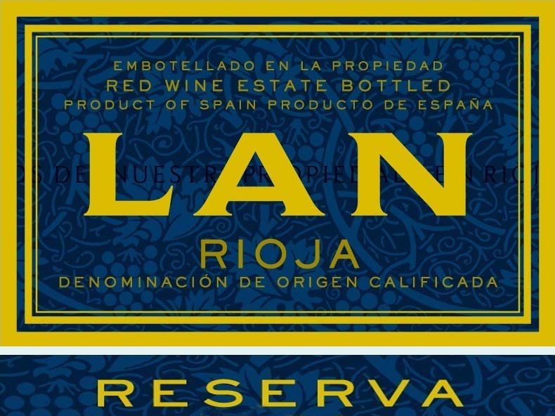 Bodegas LAN - Rioja - Reserva label