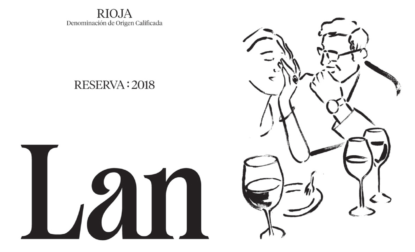 Bodegas LAN - Rioja - Reserva label