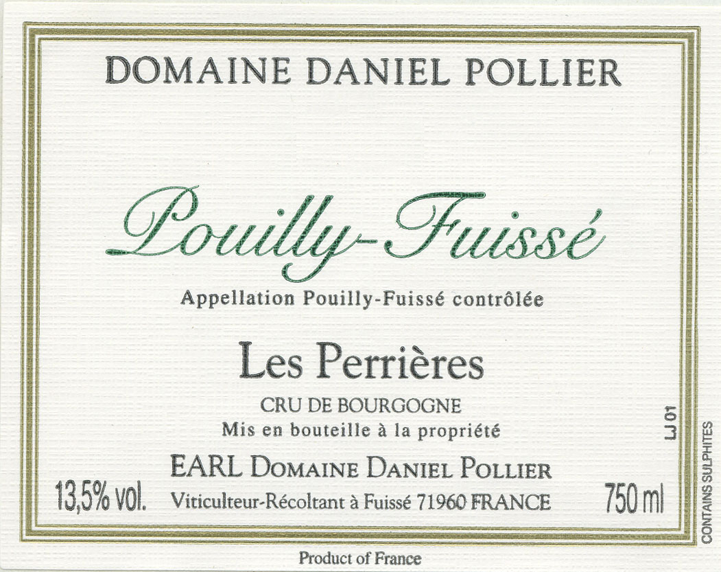 Domaine Daniel Pollier - Les Perrieres label